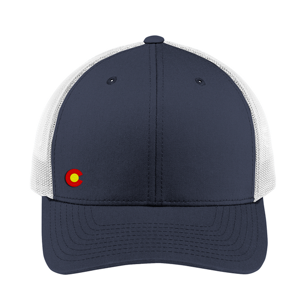 Limited Edition - Colorado Tiny CO Logo - Trucker Hat - True Navy