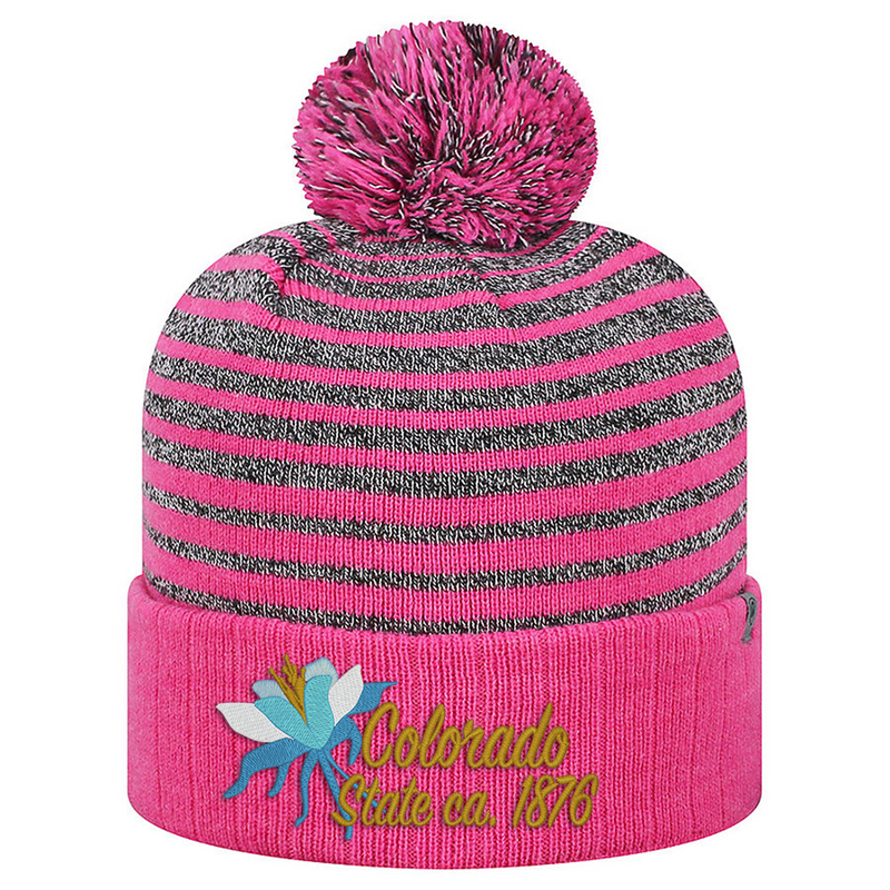 Limited Edition - Columbine CO 1876- Beanie - Wildberry Pink