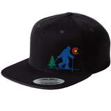 Bigfoot Skis Colorado - Flat Bill Snap Back Hat